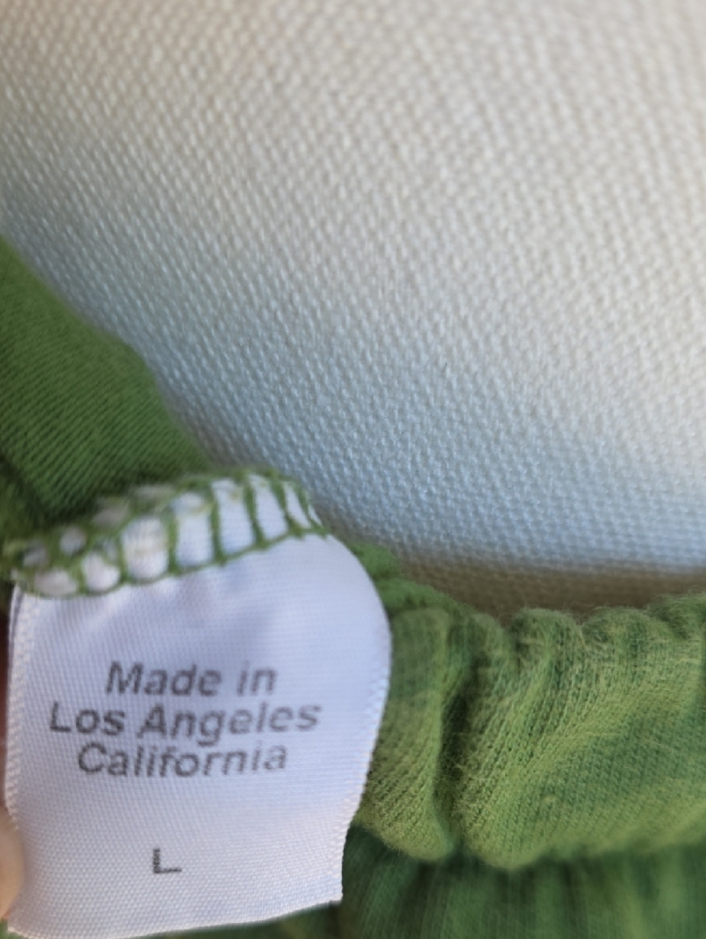 Clare V Olive Green Womens  Sweatpants with Purple Tiger Motif - Picture 6 of 6